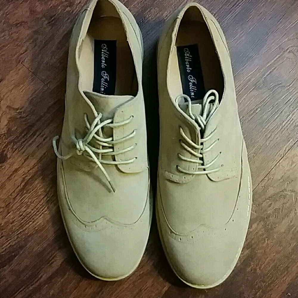 Tan brogue shoes